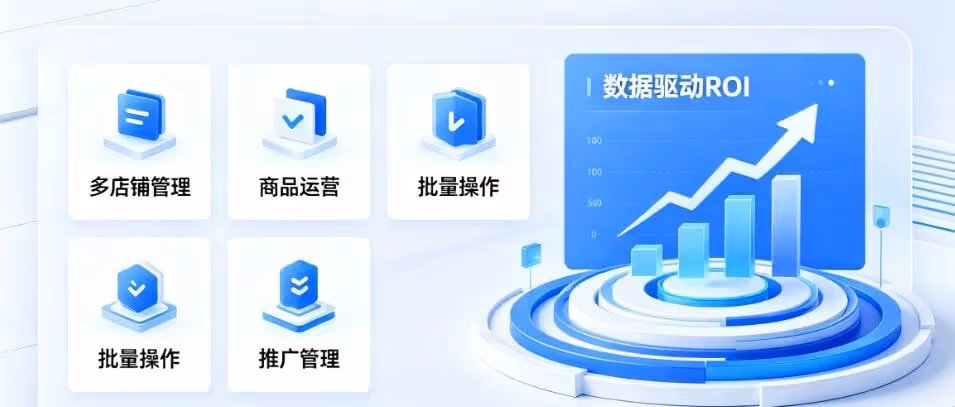 拼多多店群/多店运营神器：极速电商工具箱，多店铺管理，商品运营，批量操作，推广管理，数据驱动ROI