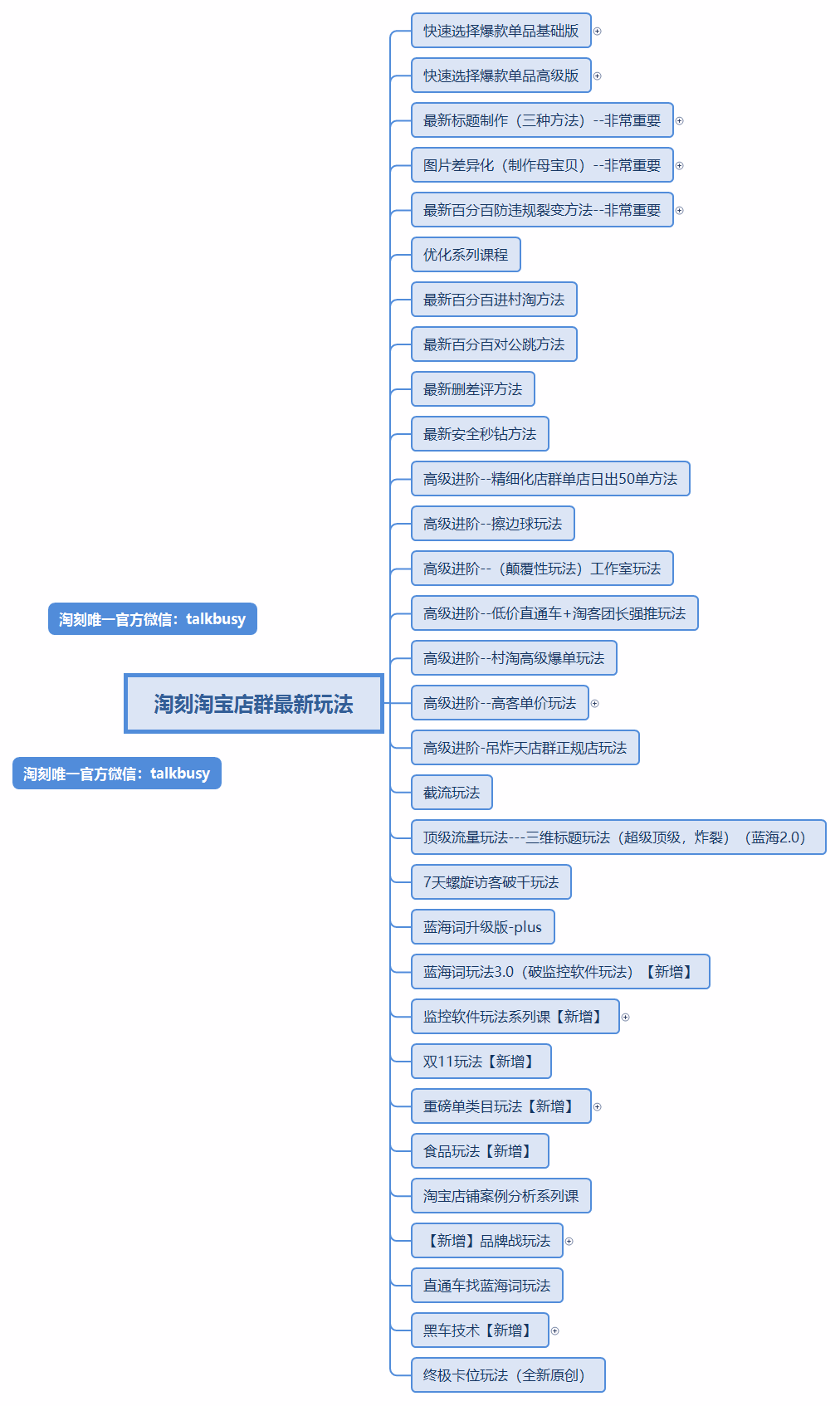 淘刻淘宝店群课程含大店淘教程介绍