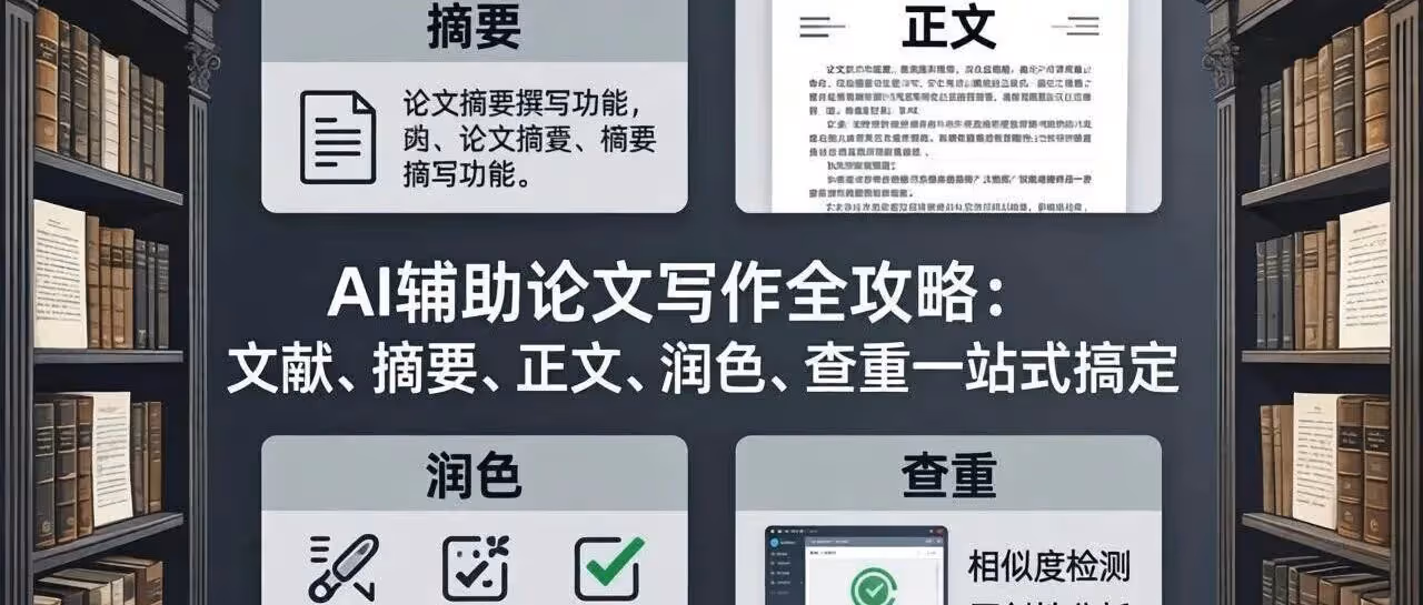 AI论文写作神器，文献润色查重一站搞定