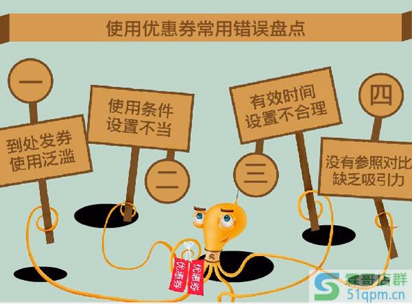 网店在促销的时候不要一味的利用优惠券
