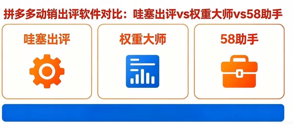 拼多多出评软件对比，商家必看选型指南